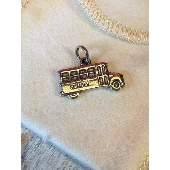 James Avery School Bus Charm Retired Sterling Silver - Picture 1 of 4
